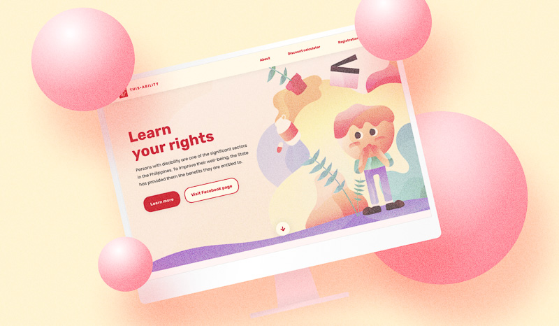 ThisAbility’s landing screen redesign